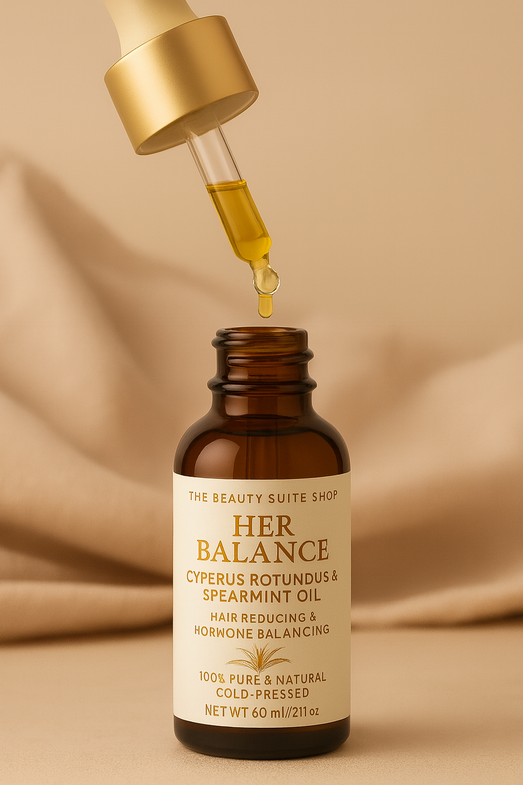 Cyperus Oil Hair-Growth Inhibitor & Hormone-Balancing Elixir