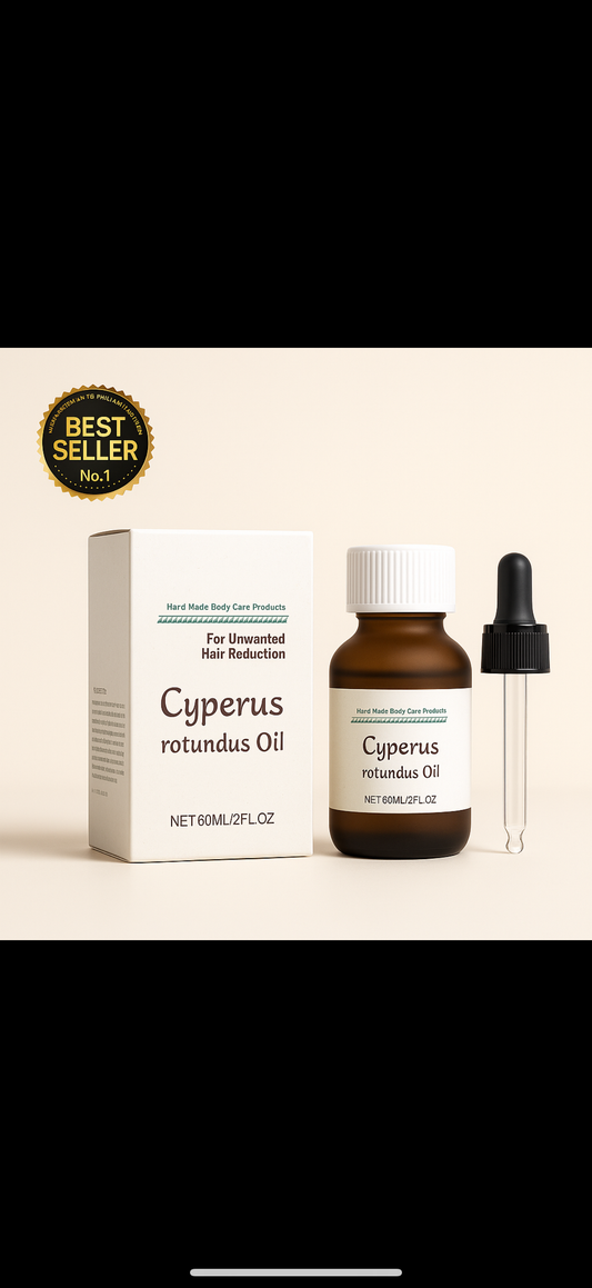 Pure Cyperus Rotundus Oil - Natural PCOS Hair Growth Support (30ml)
